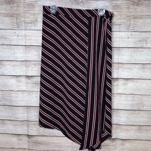 Divided by H&M Candy Striped Asymmetrical Skirt